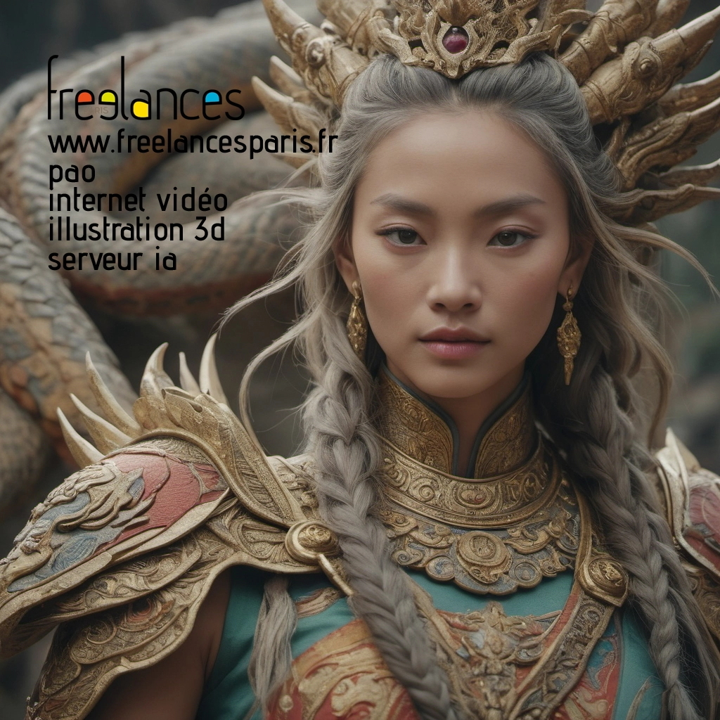 Pao mise en page internet vidéo illustration 3d serveur IA générative AI freelance paris studio de création magazines 8lfjxhr0